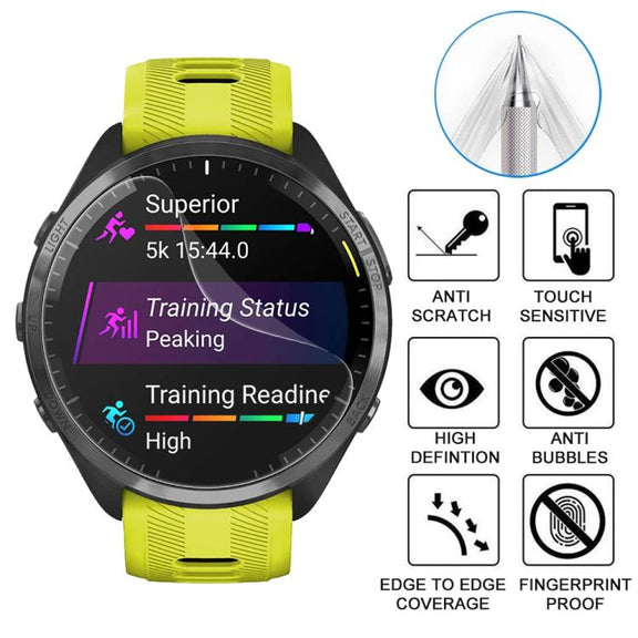 For Garmin Forerunner 965 5pcs xDfind Soft Hydrogel Film Full Cover Front Protector