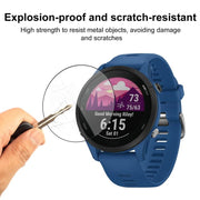 For Garmin Forerunner 255 2pcs xDfind Curved 3D Composite Material Soft Film Screen Protector