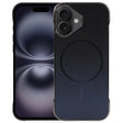 For iPhone 16 Plus Electroplating Frameless Frosted Anti-Glare PC MagSafe Phone Case(Black) - free shipping - PMC TechLife - Order now!