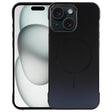 For iPhone 15 Plus / 14 Plus Electroplating Frameless Frosted Anti-Glare PC MagSafe Phone Case(Black) - free shipping - PMC TechLife - Order now!