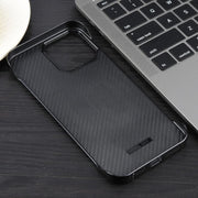 For iPhone 15 Electroplating Frameless Frosted Anti-Glare PC MagSafe Phone Case(Black)