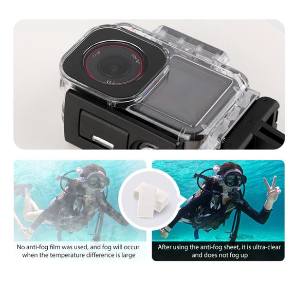For DJI Osmo Action 5 Pro Magnetic 60m Water-resistant Case Diving Water-resistant Case
