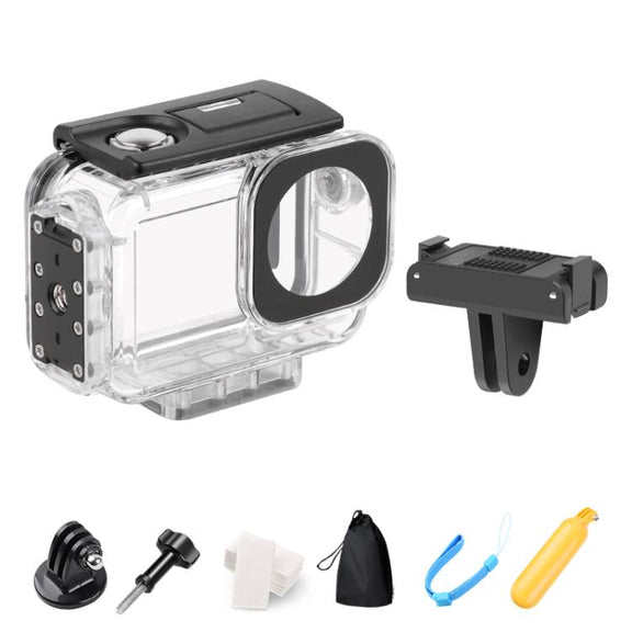 For DJI Osmo Action 5 Pro Magnetic 60m Water-resistant Case Diving Case with Base + Gift Kit