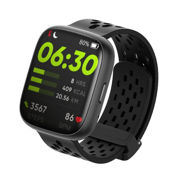 MOMAX SW1S 1.83 inch Screen IP68 Water-resistant Smart Sports Watch(Black)