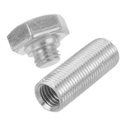 Portable Hexagonal Screw Medicine Storage Tank Pill Storage Box(Silver)