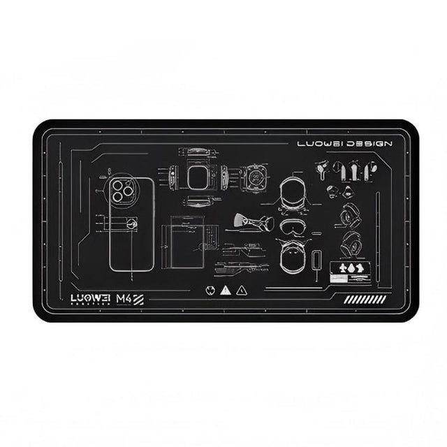 Luowei LW-M4 15.6-inch High-Temperature Resistant Insulation Silicone Repair Pad