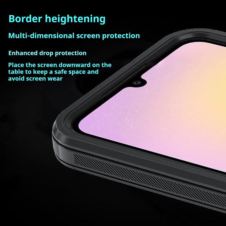 For iPhone 17 Pro Max Kalebol Shockproof PC Hybrid TPU Phone Case with Back Clip(Black)