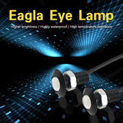 10 PCS 18mm 1.5W DC9-80V Motorcycle Eagle Eye Light Single Lens(White Light)