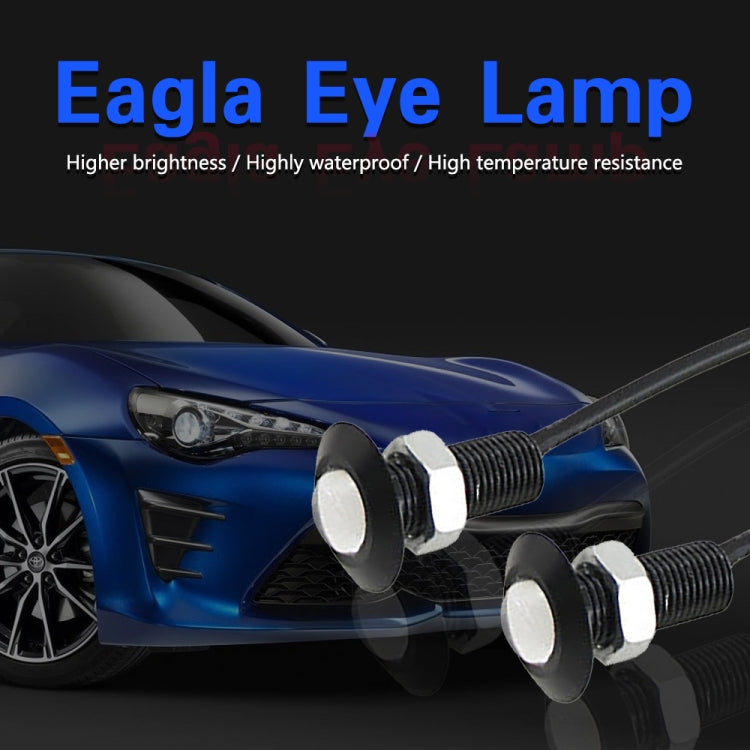 10 PCS 23mm 1.5W DC9-80V Motorcycle Eagle Eye Light Single Lens(White Light)
