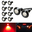 10 PCS 23mm 1.5W DC9-80V Motorcycle Eagle Eye Light Single Lens(Red Light) - Eagle Eye Lights by PMC TechLife | Online Shopping South Africa | PMC TechLife | Buy Now Pay Later Mobicred