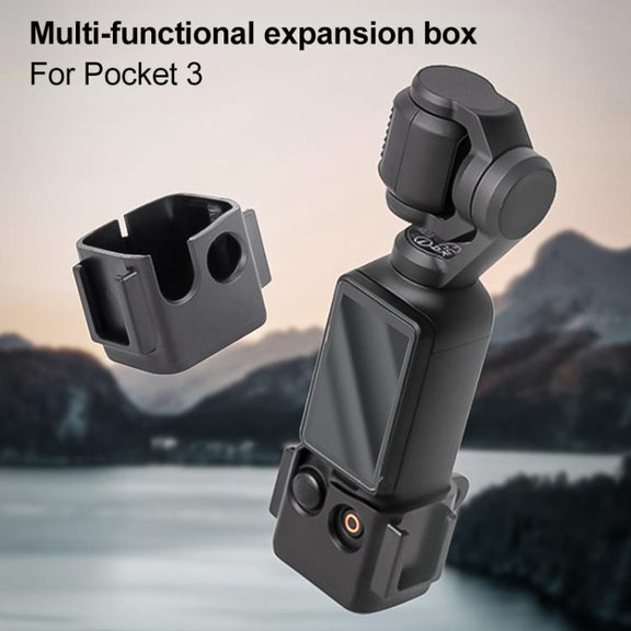 For DJI Osmo Pocket 3 Adapter Expansion Bracket Frame with Neck Bracket
