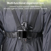 For DJI Osmo Pocket 3 Adapter Expansion Bracket Frame with Backpack Clip