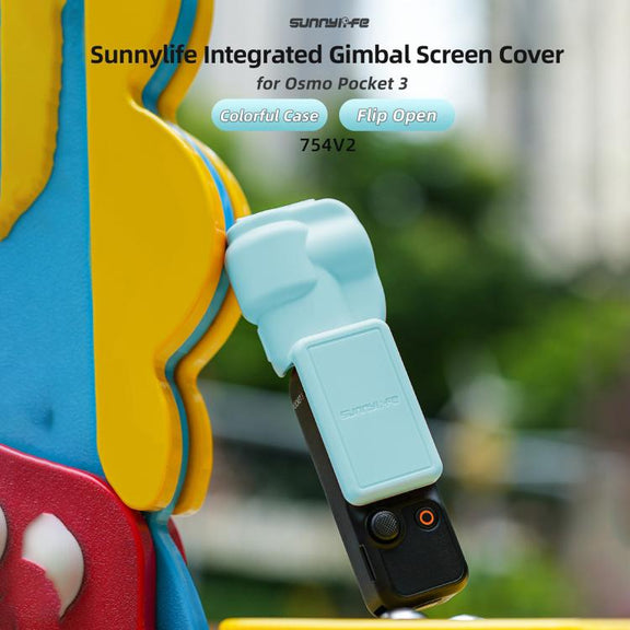 For DJI OSMO Pocket 3 Sunnylife Colorful Gimbal Cover Camera Protector Screen Protective Case(Orange)