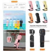 For DJI OSMO Pocket 3 Sunnylife Colorful Gimbal Cover Camera Protector Screen Protective Case(Yellow)