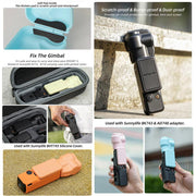 For DJI OSMO Pocket 3 Sunnylife Colorful Gimbal Cover Camera Protector Screen Protective Case(Orange)