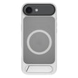 For iPhone 17 Air Kalebol MagSafe Invisible Tilt Holder PC Hybrid TPU Case(Grey White) - iPhone 17 Air Cases by Kalebol | Online Shopping South Africa | PMC TechLife | Buy Now Pay Later Mobicred