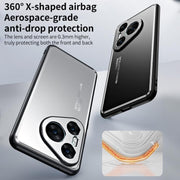 For Huawei Pura 80 5G Frosted Metal Phone Case(Silver)