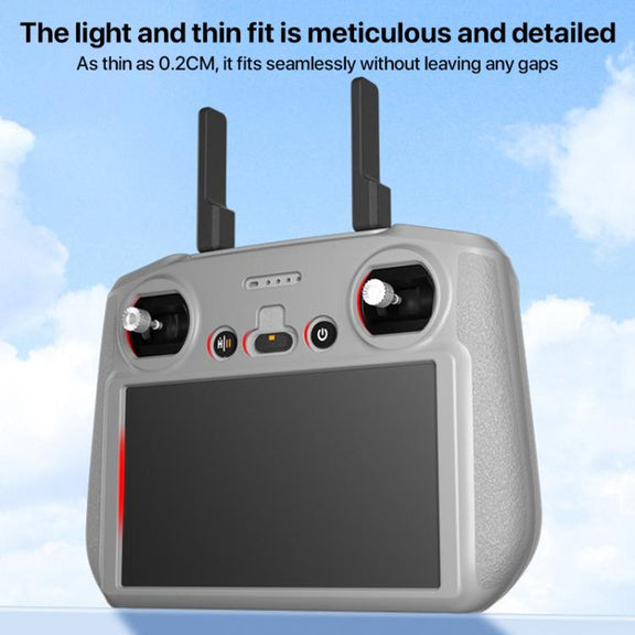 For DJI RC 2 Remote Control Shockproof Anti-scratch Silicone Case(Grey)