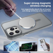 For iPhone 17 Air Kalebol Metal Lens Frame MagSafe Frosted PC Phone Case(Matcha Green)
