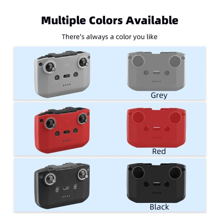 For DJI RC-N2 / RC-N1 BRDRC Remote Control Shockproof Anti-scratch Silicone Case(Grey)