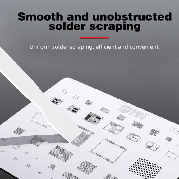 BEST BST-86 Multifunctional Anti-static Anti-magnetic BGA Ceramic Tin Scraper