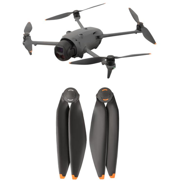 For DJI Mavic 4 Pro Sunnylife 1158F Quick-Release Propellers Blades, Type:One Pair(Orange Tip)