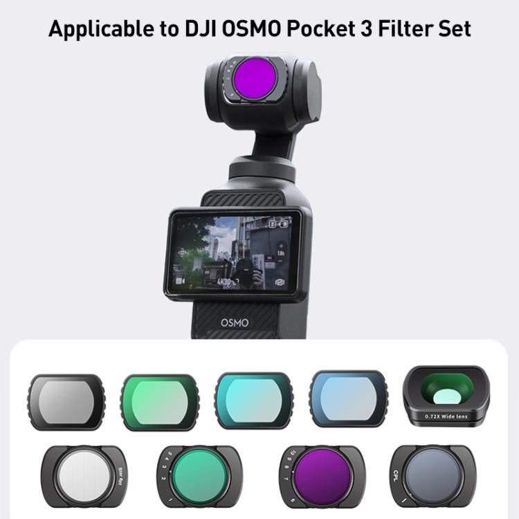 For DJI Osmo Pocket 3 Camera Lens Filter, Filter:UV