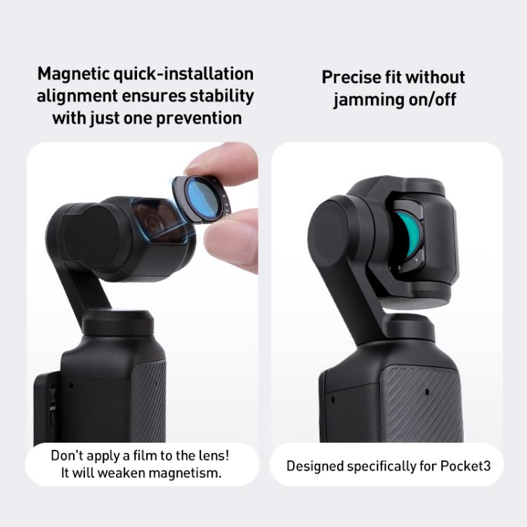 For DJI Osmo Pocket 3 Camera Lens Filter, Filter:UV