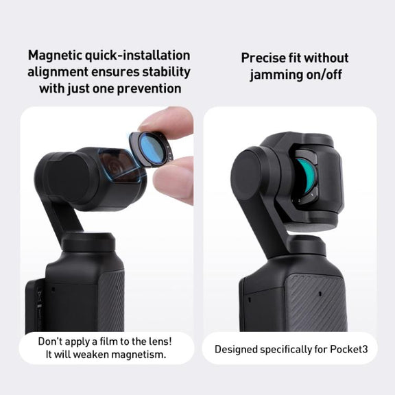 For DJI Osmo Pocket 3 Camera Lens Filter, Filter:VND1-5