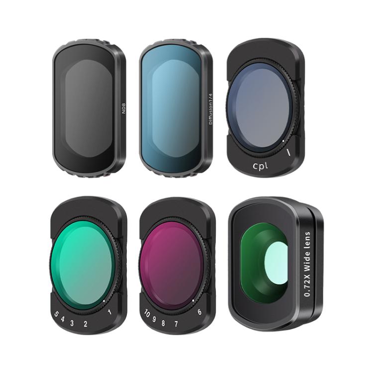 For DJI Osmo Pocket 3 Camera Lens Filter, Filter:Black Mist 1/4
