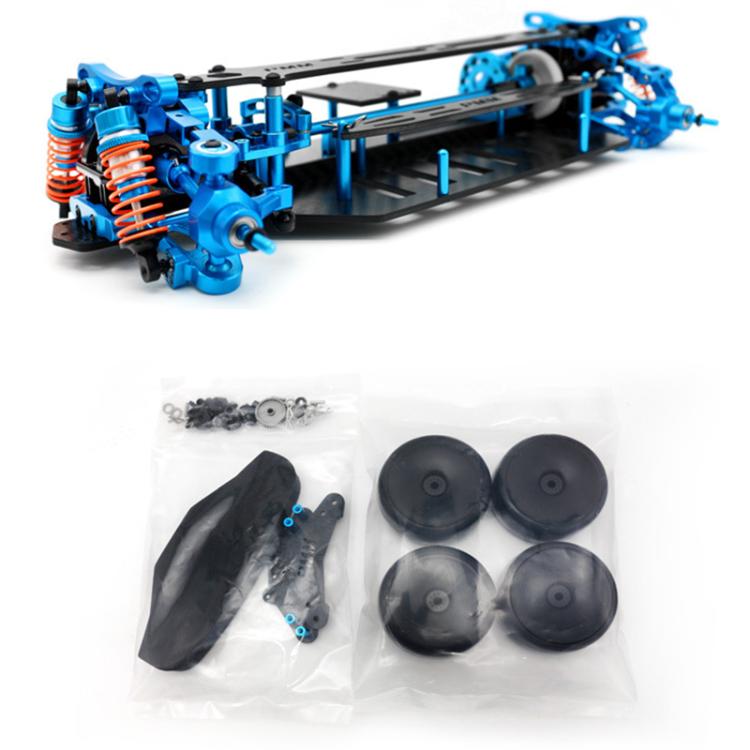 PMM Racing TT02 1:10 Carbon Fiber Chassis Aluminum Alloy RC Car Frame