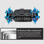 PMM Racing TT02 1:10 Carbon Fiber Chassis Aluminum Alloy RC Car Frame