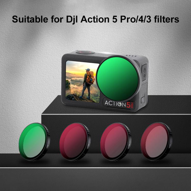 For DJI Action 5 Pro Camera Lens Filter, Filter:UV