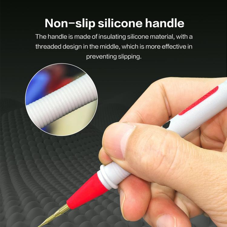 i2C Pure Copper Silicone Probe Detection Pen, Model:Straight Plug Without Stainless Steel Needle