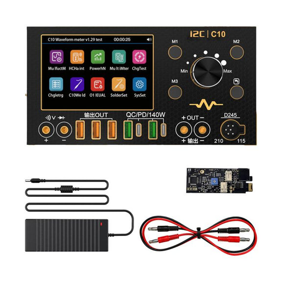 i2C C10 Ultra-high Precision Digital Waveform Ammeter with Charge Detection / Voltage Measurement, Model:Set 1