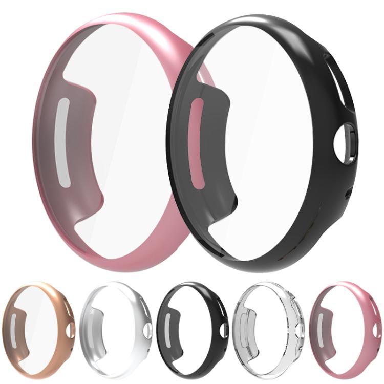 For Google Pixel Watch 3 45mm Integrated Full Coverage TPU Watch Protective Cover(Transparent)