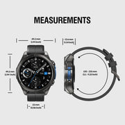 Zeblaze Vibe 8 Rugged Outdoor Smart Watch 1.43 inch Screen 5 ATM & IP69K Built-in Flashlight(Grey)