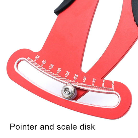 Bicycle Spokes Tension Meter Tool Rim Adjustment Measurement Gauges (Red)