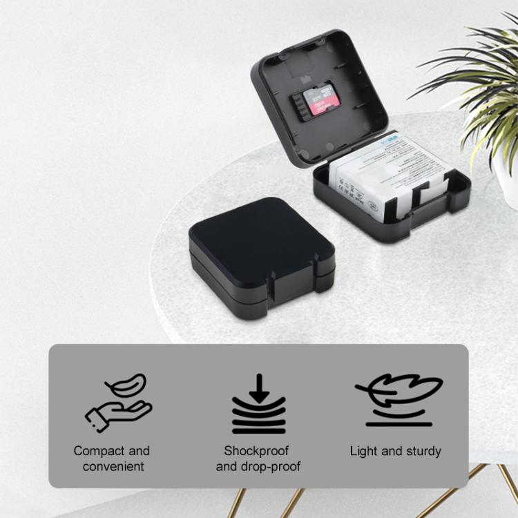 For Insta360 Ace / Ace Pro Battery & Memory Card Storage Box(Black)