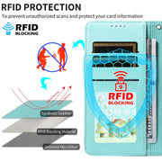 For Motorola Moto G35 5G Embossed Heart Dog RFID Blocking Wallet Leather Phone Case(Green)