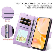 For Motorola Moto G75 5G Embossed Heart Dog RFID Blocking Wallet Leather Phone Case(Purple)