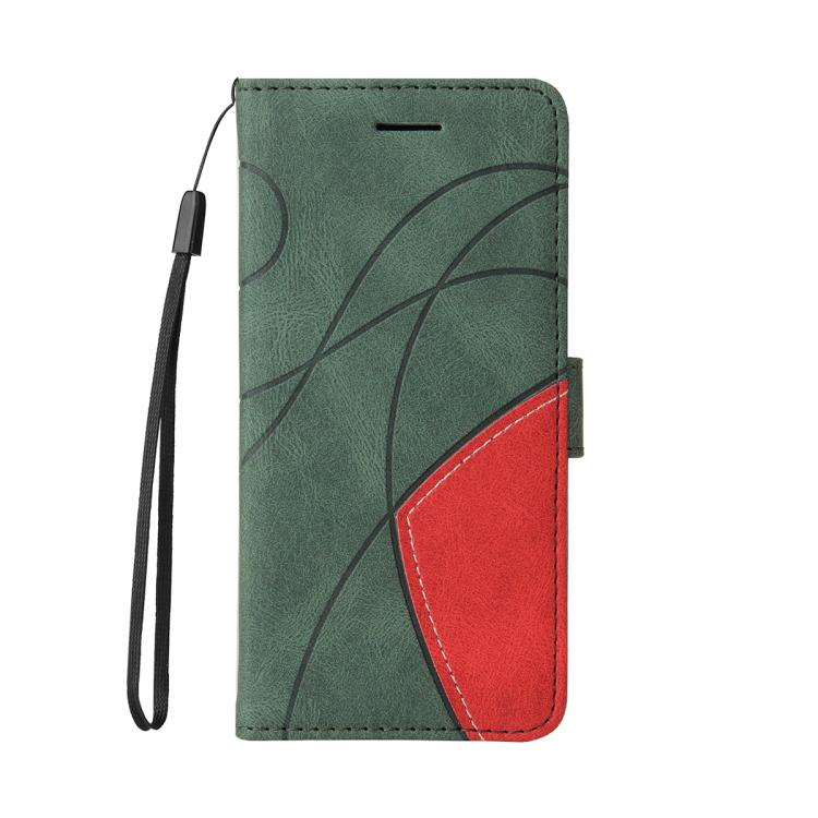 For Nothing CMF Phone 2 Pro Dual-color Splicing Flip Leather Phone Case(Green)