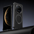 For Huawei Mate 70 Pro Metal Frameless Plain Leather MagSafe Holder Phone Case(Black) - free shipping - PMC TechLife - Order now!