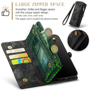 For iPhone 12 Pro Max CaseMe-008 Detachable Multifunctional Wallet Leather Phone Case (Black)