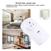 AK-DL220 220V Smart Wireless Remote Control Socket with Remote Control, Plug Type:US Plug