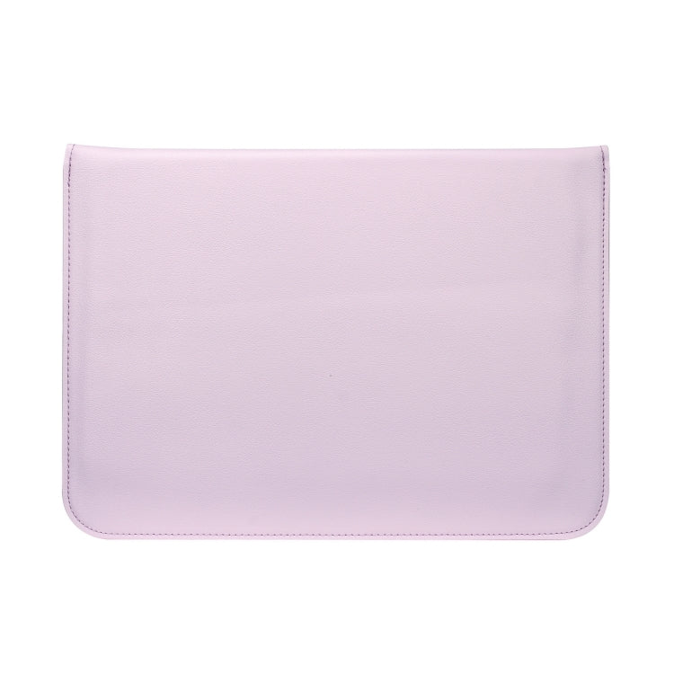 PU Leather Ultra-thin Envelope Bag Laptop Bag for MacBook Air / Pro 11 inch, with Stand Function(Pink)