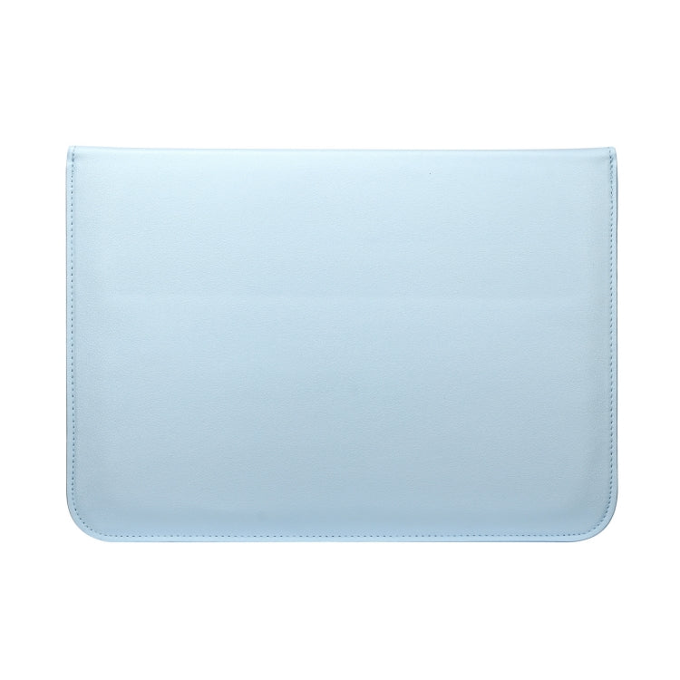 PU Leather Ultra-thin Envelope Bag Laptop Bag for MacBook Air / Pro 11 inch, with Stand Function(Sky Blue)