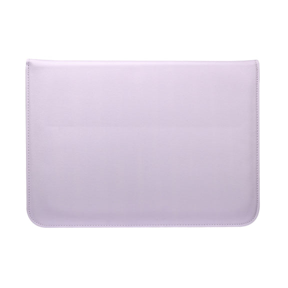 PU Leather Ultra-thin Envelope Bag Laptop Bag for MacBook Air / Pro 11 inch, with Stand Function(Light Purple)