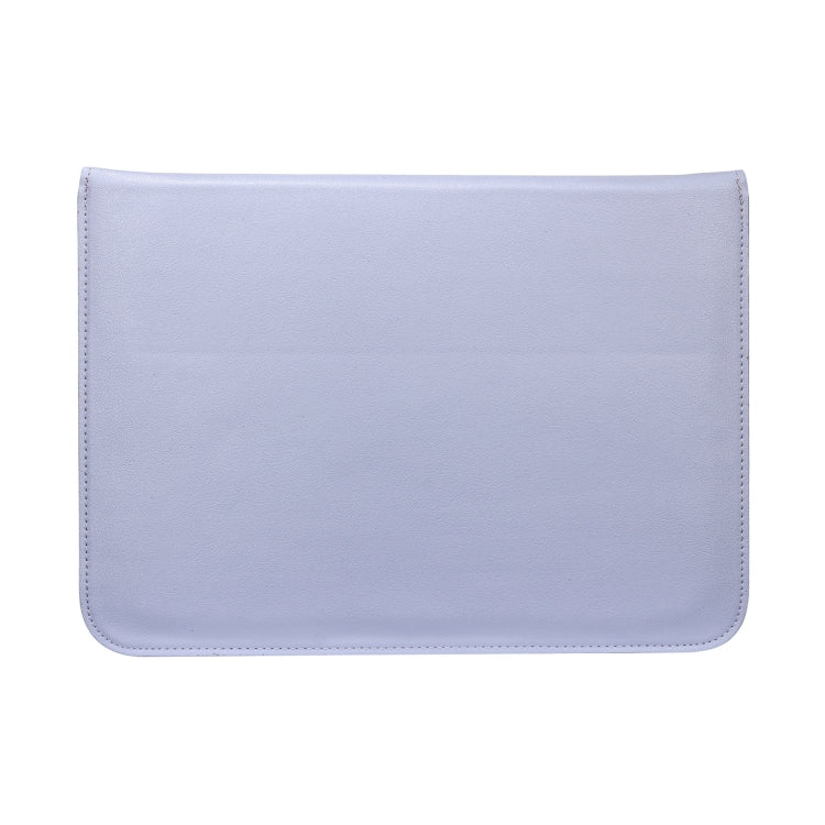 PU Leather Ultra-thin Envelope Bag Laptop Bag for MacBook Air / Pro 11 inch, with Stand Function(Tranquil Blue)