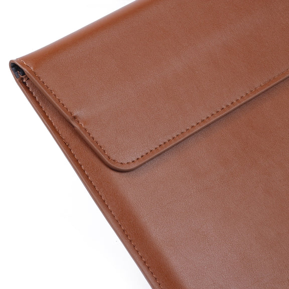 PU Leather Ultra-thin Envelope Bag Laptop Bag for MacBook Air / Pro 11 inch, with Stand Function(Tranquil Blue)